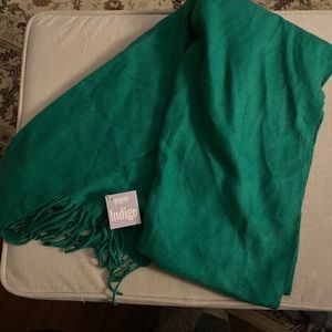 Emerald Green Soft Indigo Scarf